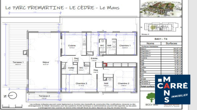 Ma-Cabane - Vente Appartement Le Mans, 181 m²