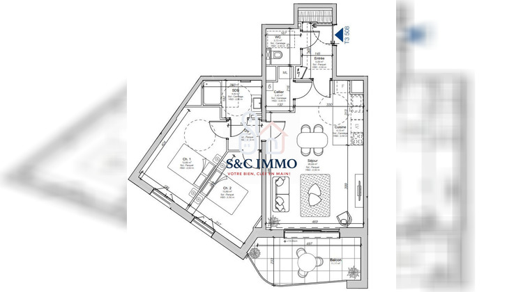 Ma-Cabane - Vente Appartement Le Mans, 71 m²