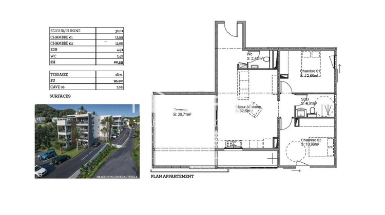 Ma-Cabane - Vente Appartement Le Marin, 66 m²