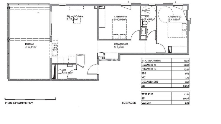 Ma-Cabane - Vente Appartement Le Marin, 69 m²