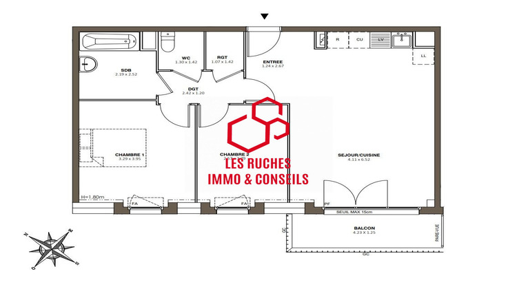 Ma-Cabane - Vente Appartement Le Mée-sur-Seine, 62 m²