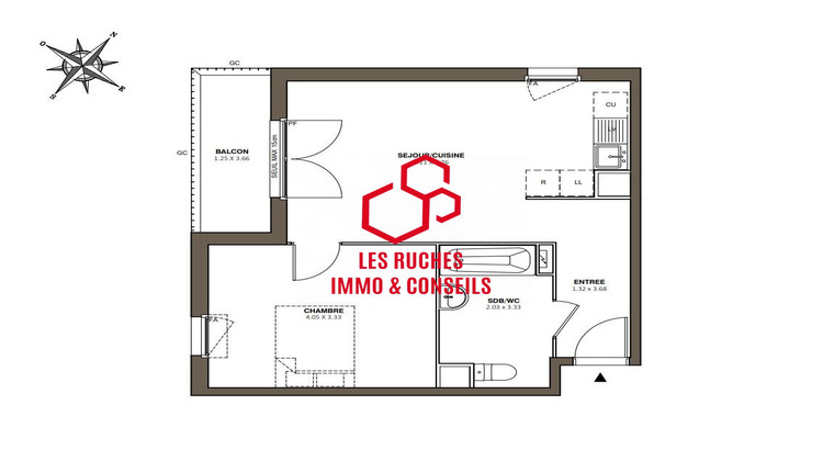 Ma-Cabane - Vente Appartement Le Mée-sur-Seine, 45 m²