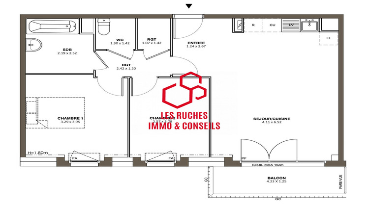 Ma-Cabane - Vente Appartement Le Mée-sur-Seine, 62 m²