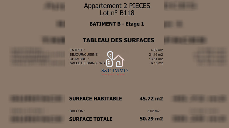 Ma-Cabane - Vente Appartement Le Mée-sur-Seine, 45 m²