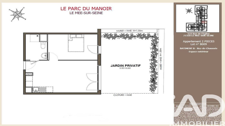 Ma-Cabane - Vente Appartement Le Mée-sur-Seine, 39 m²