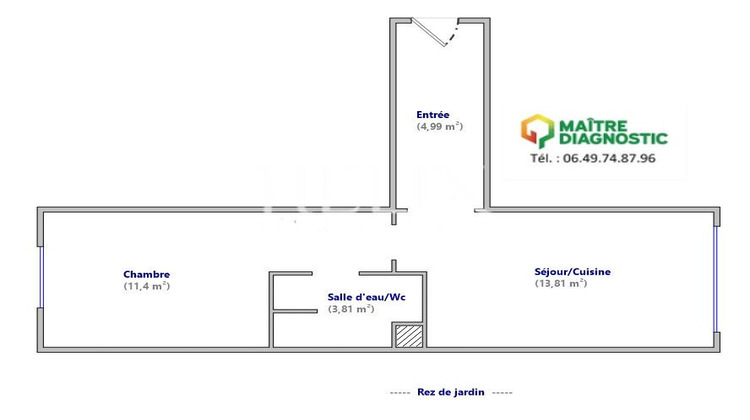 Ma-Cabane - Vente Appartement LE PECQ, 34 m²