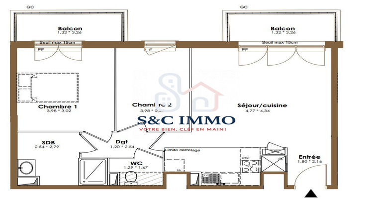 Ma-Cabane - Vente Appartement Le Perreux-sur-Marne (), 61 m²