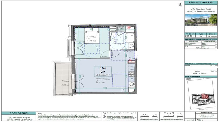 Ma-Cabane - Vente Appartement LE PERREUX-SUR-MARNE, 41 m²