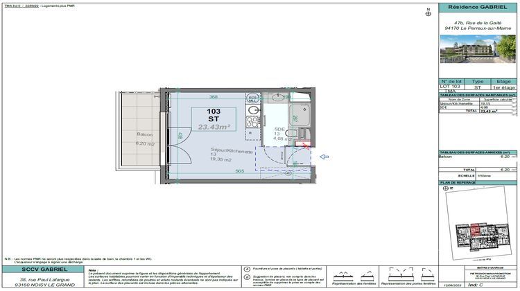 Ma-Cabane - Vente Appartement LE PERREUX-SUR-MARNE, 23 m²