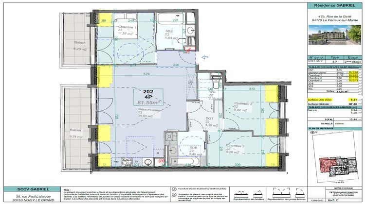 Ma-Cabane - Vente Appartement LE PERREUX-SUR-MARNE, 87 m²