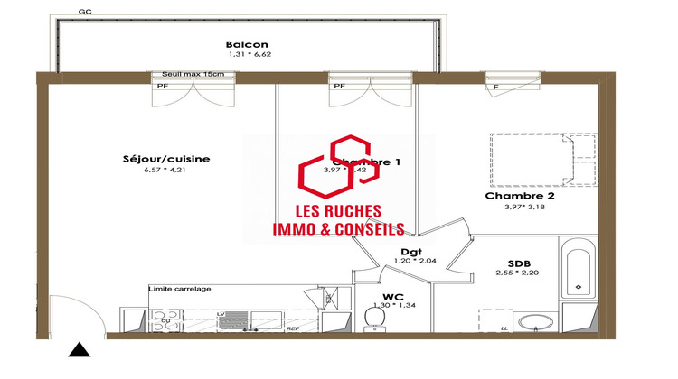 Ma-Cabane - Vente Appartement Le Perreux-sur-Marne, 61 m²
