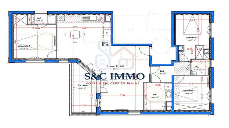 Ma-Cabane - Vente Appartement Le Perreux-sur-Marne, 88 m²
