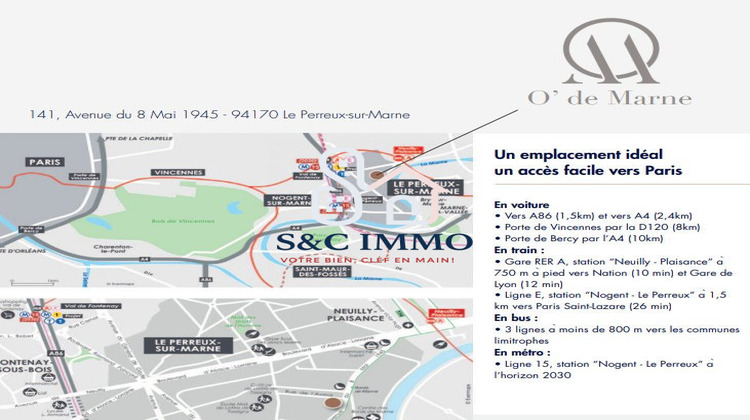 Ma-Cabane - Vente Appartement Le Perreux-sur-Marne, 88 m²