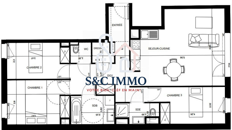 Ma-Cabane - Vente Appartement Le Perreux-sur-Marne, 82 m²