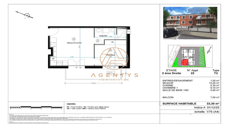 Ma-Cabane - Vente Appartement Le Perreux-sur-Marne, 33 m²