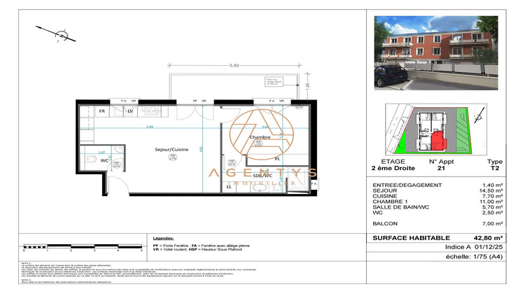Ma-Cabane - Vente Appartement Le Perreux-sur-Marne, 43 m²
