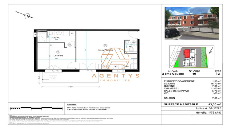 Ma-Cabane - Vente Appartement Le Perreux-sur-Marne, 43 m²