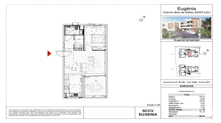 Ma-Cabane - Vente Appartement Le Piton-Saint-Leu, 65 m²