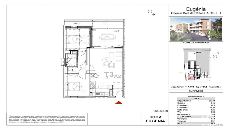 Ma-Cabane - Vente Appartement Le Piton-Saint-Leu, 87 m²