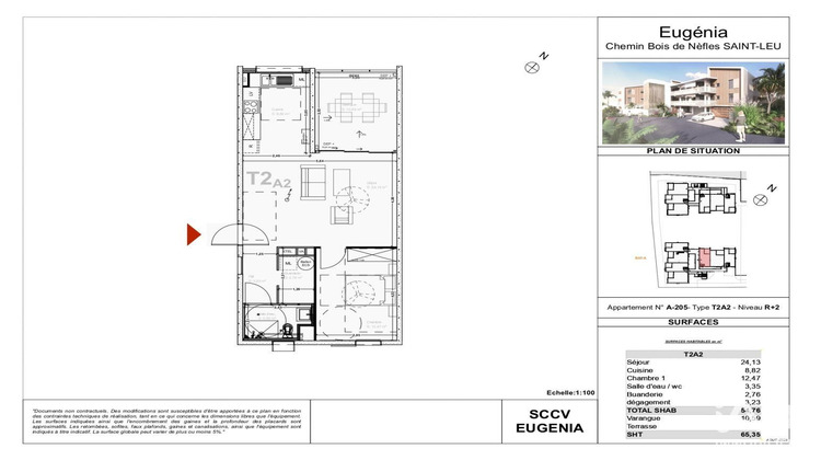 Ma-Cabane - Vente Appartement Le Piton-Saint-Leu, 65 m²