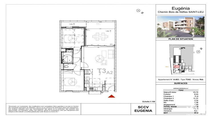 Ma-Cabane - Vente Appartement Le Piton-Saint-Leu, 87 m²
