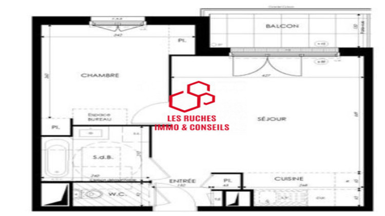 Ma-Cabane - Vente Appartement Le Plessis-Bouchard, 44 m²