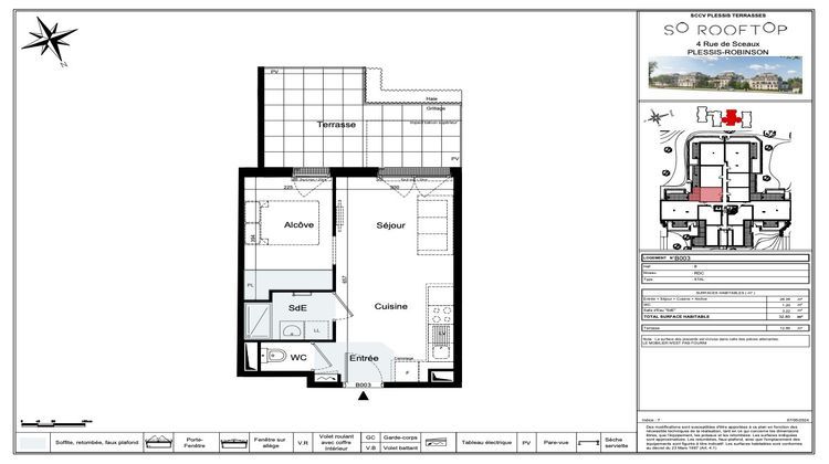 Ma-Cabane - Vente Appartement Le Plessis-Robinson, 32 m²