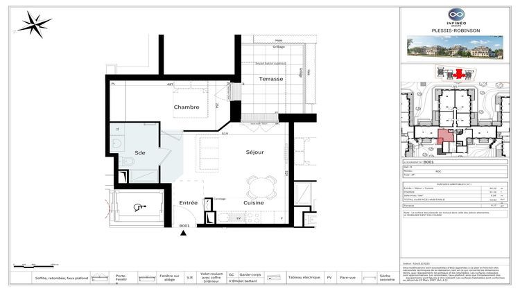 Ma-Cabane - Vente Appartement Le Plessis-Robinson, 39 m²