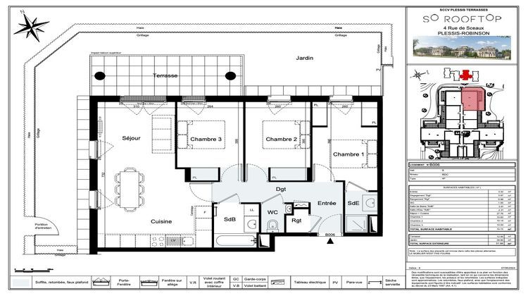 Ma-Cabane - Vente Appartement Le Plessis-Robinson, 50 m²