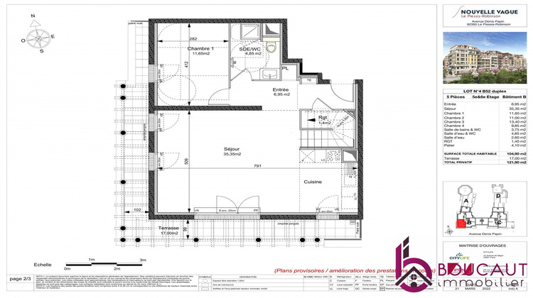 Ma-Cabane - Vente Appartement Le Plessis-Robinson, 104 m²