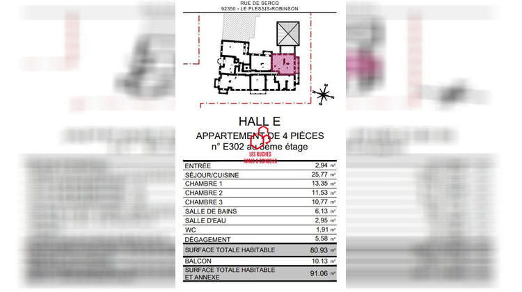 Ma-Cabane - Vente Appartement Le Plessis-Robinson, 80 m²
