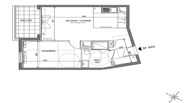 Ma-Cabane - Vente Appartement Le Plessis-Robinson, 43 m²