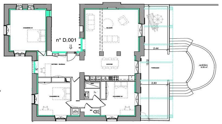 Ma-Cabane - Vente Appartement Le Pont-de-Claix, 110 m²