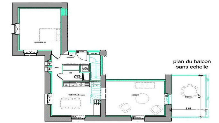 Ma-Cabane - Vente Appartement Le Pont-de-Claix, 113 m²