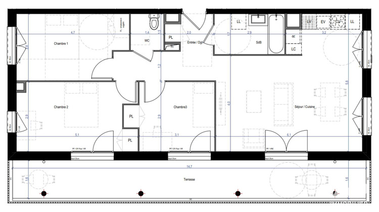 Ma-Cabane - Vente Appartement Le Pont-de-Claix, 80 m²