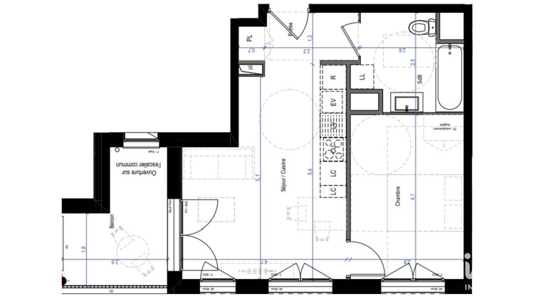 Ma-Cabane - Vente Appartement Le Pont-de-Claix, 40 m²