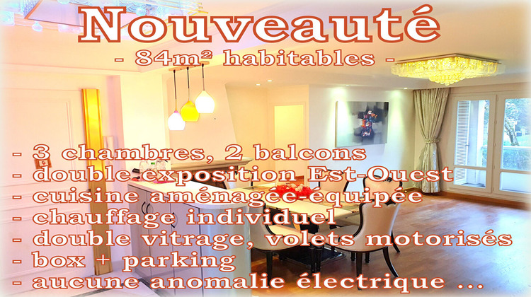 Ma-Cabane - Vente Appartement LE RAINCY, 84 m²