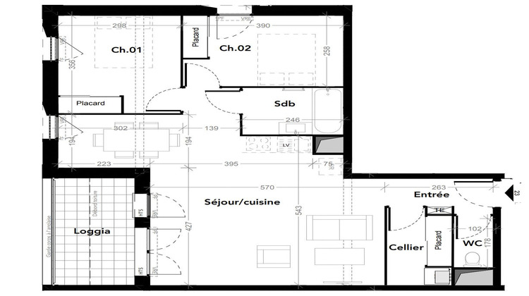 Ma-Cabane - Vente Appartement Le Taillan-Médoc, 70 m²