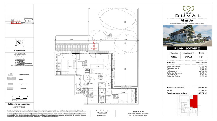 Ma-Cabane - Vente Appartement Le Touquet-Paris-Plage, 67 m²