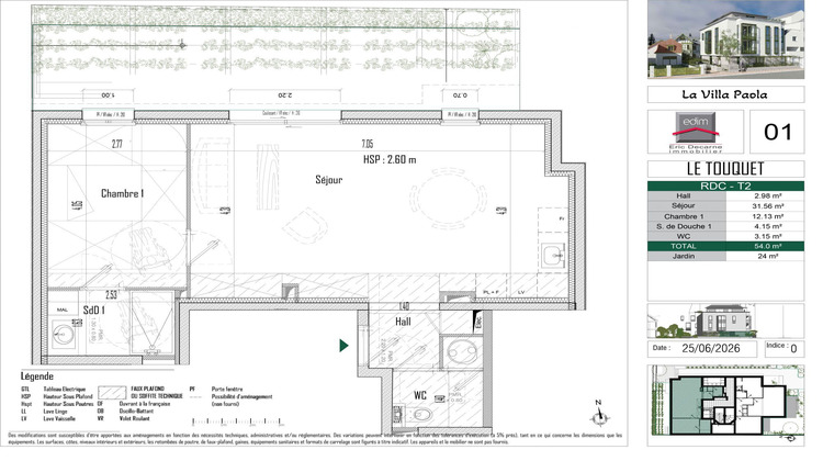 Ma-Cabane - Vente Appartement Le Touquet-Paris-Plage, 54 m²