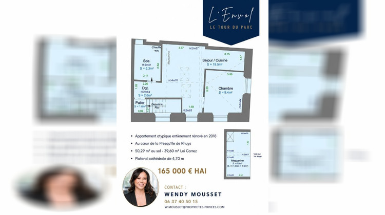 Ma-Cabane - Vente Appartement LE TOUR DU PARC, 39 m²