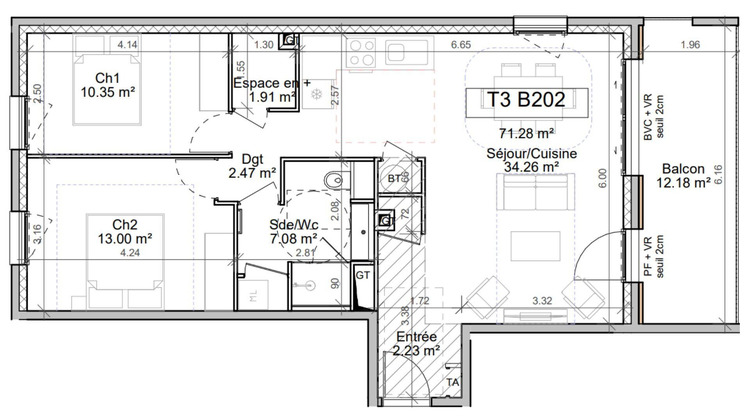 Ma-Cabane - Vente Appartement Le Touvet, 71 m²