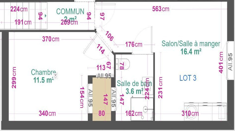 Ma-Cabane - Vente Appartement Le Tréport, 32 m²