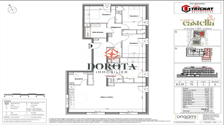 Ma-Cabane - Vente Appartement Le Versoud, 128 m²