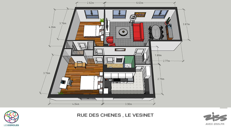 Ma-Cabane - Vente Appartement LE VESINET, 73 m²