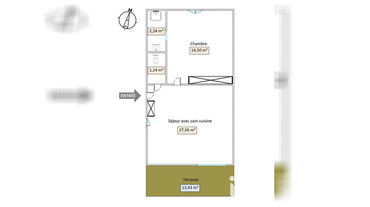 Ma-Cabane - Vente Appartement Lecci, 45 m²