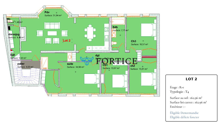 Ma-Cabane - Vente Appartement Lens, 163 m²