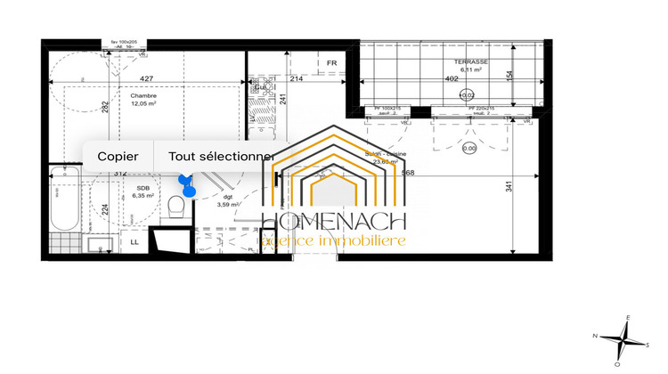 Ma-Cabane - Vente Appartement Lentilly, 45 m²