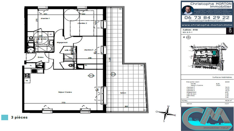 Ma-Cabane - Vente Appartement LENTILLY, 90 m²