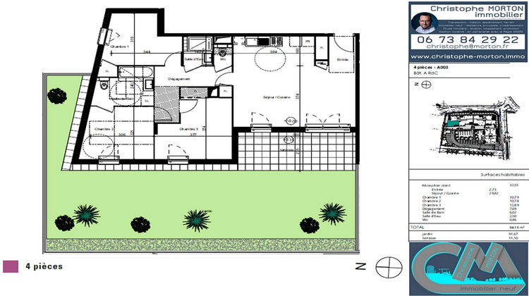 Ma-Cabane - Vente Appartement LENTILLY, 84 m²